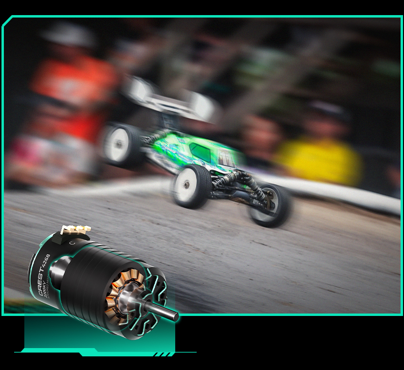 Crest 4268 high torque rc brushless motor