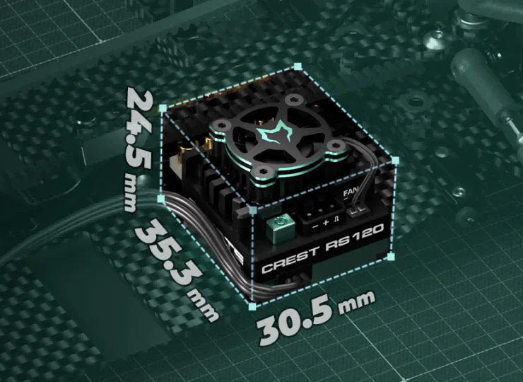 120a sensored brushless esc
