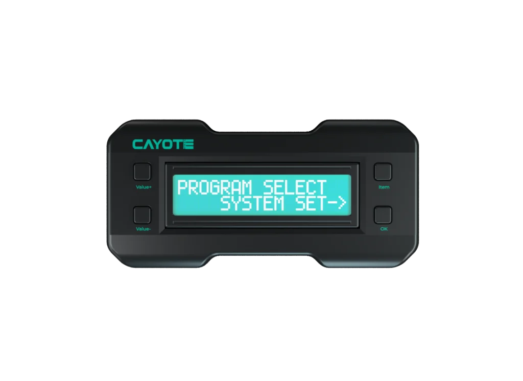 CAYOTE esc programming box