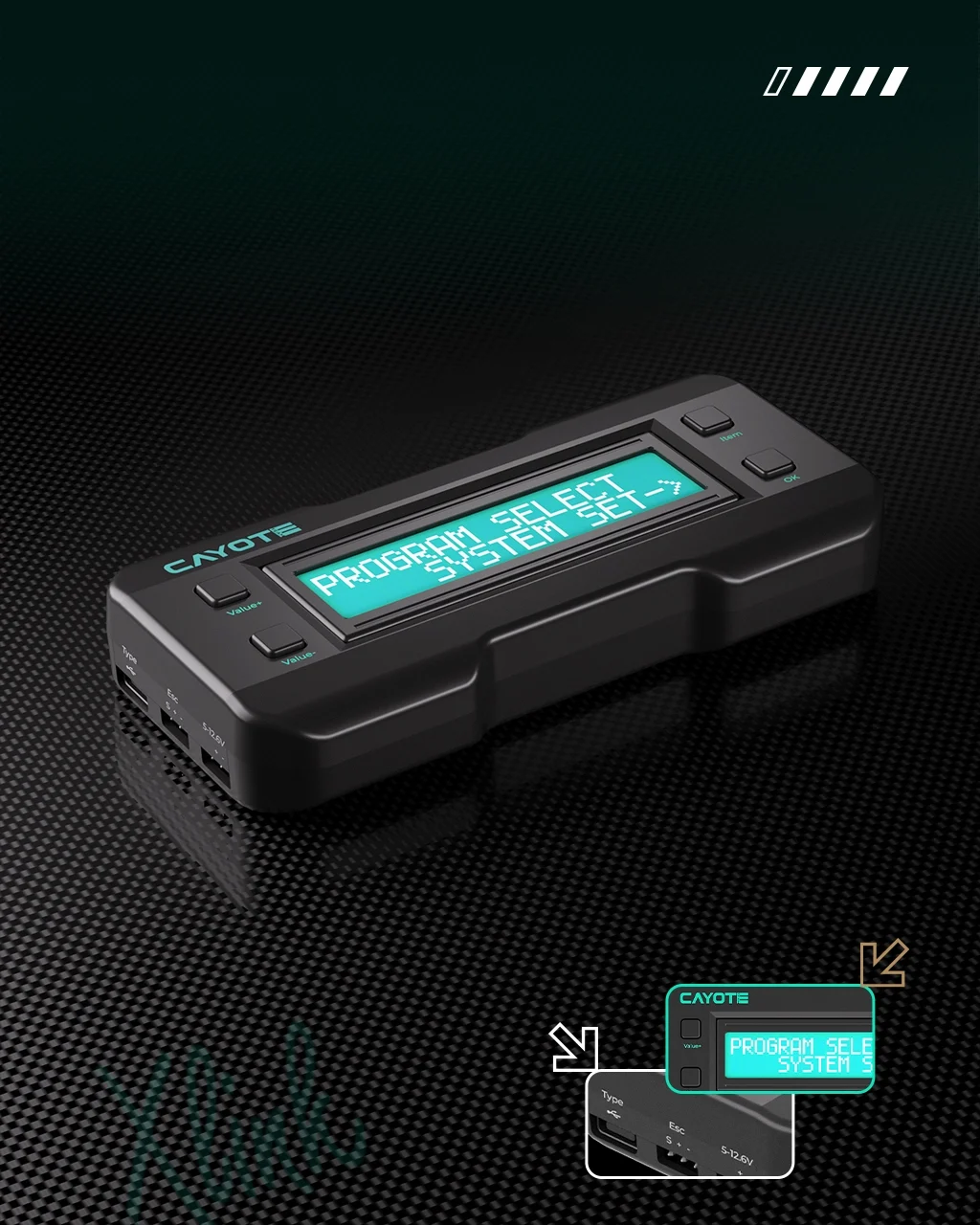 multifunction lcd program box