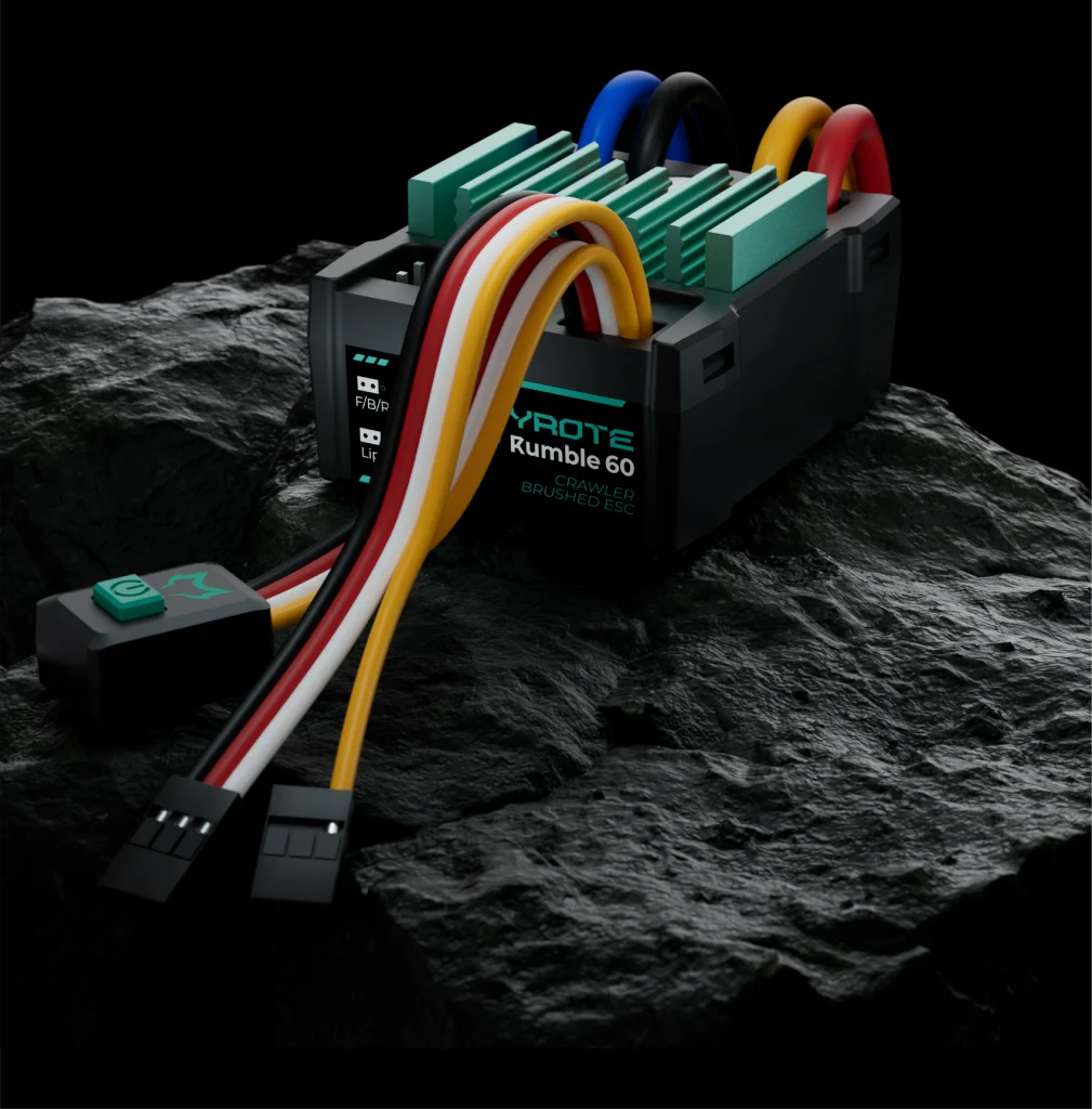 Rumble 60 rc car brushed esc​